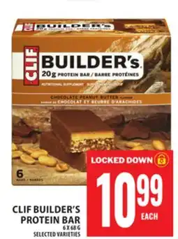 Food Basics CLIF BUILDER'S PROTEIN BAR offer
