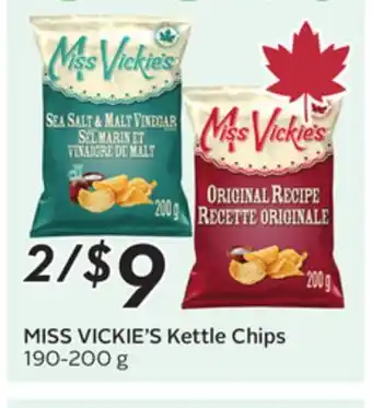 Sobeys MISS VICKIE'S Kettle Chips offer