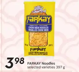 Sobeys FARKAY Noodles offer
