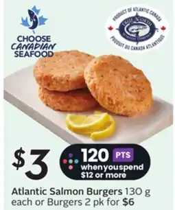 Sobeys Atlantic Salmon Burgers offer