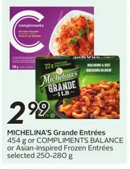 Sobeys MICHELINA'S Grande Entrées offer