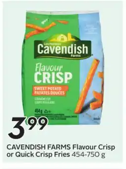 Sobeys CAVENDISH FARMS Flavour Crisp or Quick Crisp Fries offer