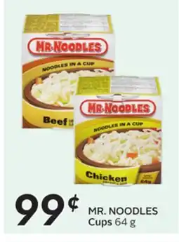 Sobeys MR. NOODLES Cups offer