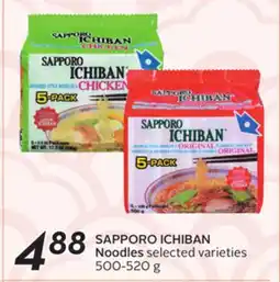 Sobeys SAPPORO ICHIBAN Noodles offer
