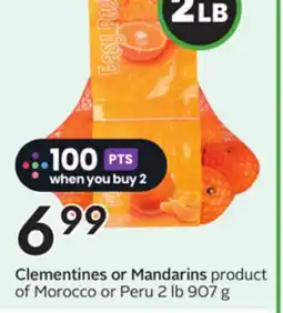 Sobeys Clementines or Mandarins offer