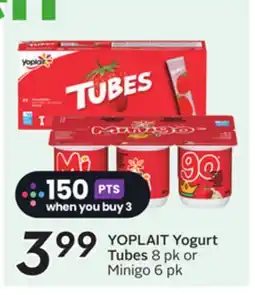 Sobeys YOPLAIT Yogurt Tubes offer