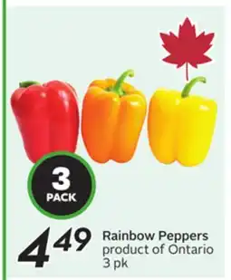 Sobeys Rainbow Peppers offer