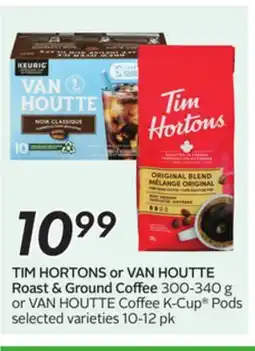 Sobeys TIM HORTONS or VAN HOUTTE Roast & Ground Coffee offer