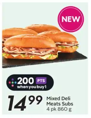 Sobeys Mixed Deli Meats Subs offer