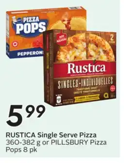 Sobeys RUSTICA Single Serve Pizza offer