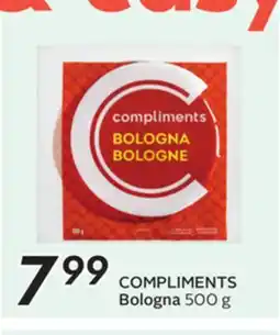 Sobeys COMPLIMENTS Bologna offer