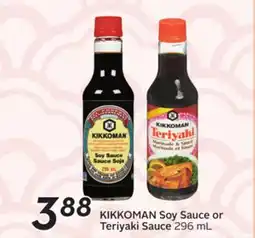Sobeys KIKKOMAN Soy Sauce or Teriyaki Sauce offer
