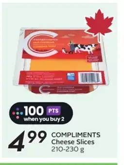 Sobeys COMPLIMENTS Cheese Slices offer