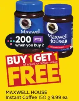 Sobeys MAXWELL HOUSE Instant Coffee offer