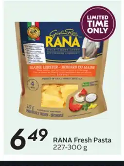 Sobeys RANA Fresh Pasta offer