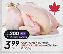 Sobeys COMPLIMENTS Fresh AIR-CHILLED Whole Chicken offer