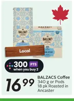 Sobeys BALZACS Coffee offer
