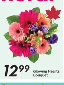 Sobeys Glowing Hearts Bouquet offer