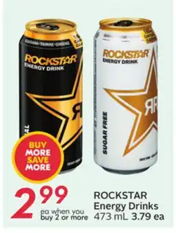 Sobeys ROCKSTAR Energy Drinks offer