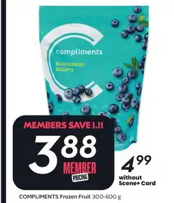 Sobeys COMPLIMENTS Frozen Fruit offer