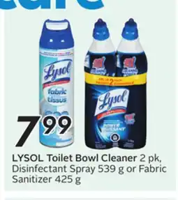 Sobeys LYSOL Toilet Bowl Cleaner offer