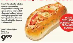 Longo's Longo's Lobster Sliders offer