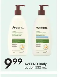 Sobeys AVEENO Body Lotion offer