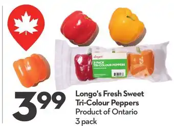 Longo's Longo's Fresh Sweet Tri-Colour Peppers offer