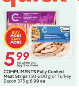 Sobeys COMPLIMENTS Fully Cooked Meat Strips offer