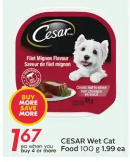 Sobeys CESAR Wet Cat Food offer