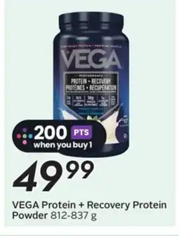 Sobeys VEGA Protein + Recovery Protein Powder offer