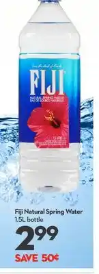 Longo's Fiji Natural Spring Water offer