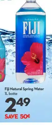 Longo's Fiji Natural Spring Water offer
