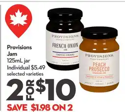Longo's Provisions Jam offer