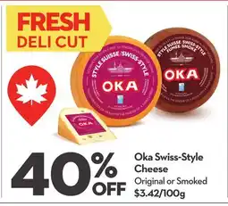 Longo's Swiss-Style Cheese offer