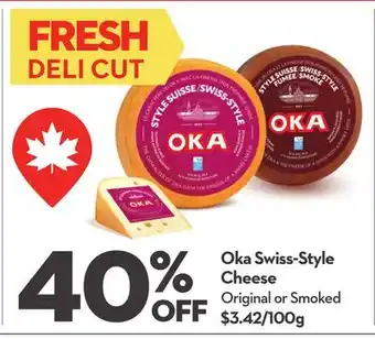 Longo's Swiss-Style Cheese offer