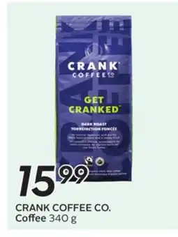 Sobeys CRANK COFFEE CO. Coffee offer