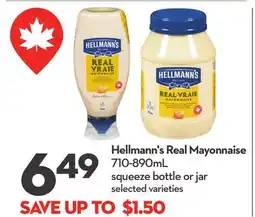 Longo's Hellmann's Real Mayonnaise offer