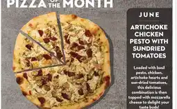 Longo's ARTICHOKE CHICKEN PESTO WITH SUNDRIED TOMATOES offer