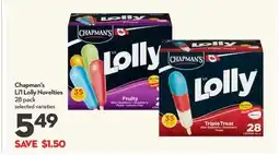 Longo's Chapman's Li'l Lolly Novelties offer