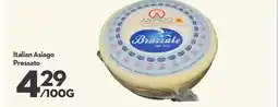 Longo's Italian Asiago Pressato offer
