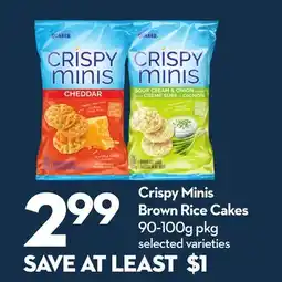 Longo's Crispy Minis Brown Rice Cakes offer