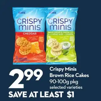 Longo's Crispy Minis Brown Rice Cakes offer