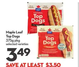 Longo's Maple Leaf Top Dogs offer