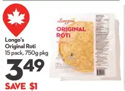 Longo's Longo's Original Roti offer