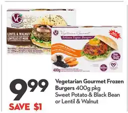 Longo's Vegetarian Gourmet Frozen Burgers offer