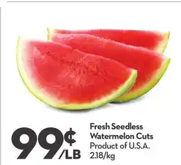 Longo's Fresh Seedless Watermelon Cuts offer