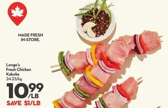 Longo's Longo's Fresh Chicken Kabobs offer