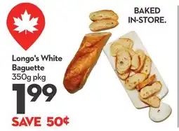 Longo's Longo's White Baguette offer