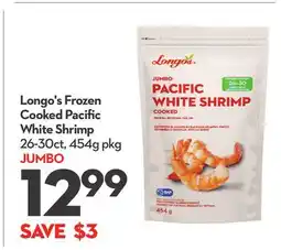 Longo's Longo's Frozen Cooked Pacific White Shrimp offer